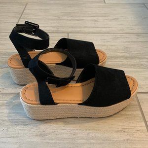 American Eagle Espadrille Platform Sandals